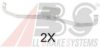 A.B.S. 1639Q Accessory Kit, disc brake pads
